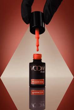Kolorowy lakier hybrydowy #voom356 KOI FISH ORANGE 5 ml