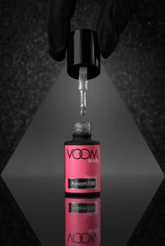 Diamentowy lakier hybrydowy #voom788 SILVER FALLING 5 ml
