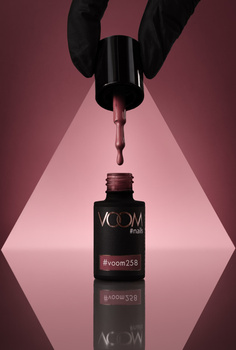 Kolorowy lakier hybrydowy #voom258 SMOKE ON THE WATER 5 ml