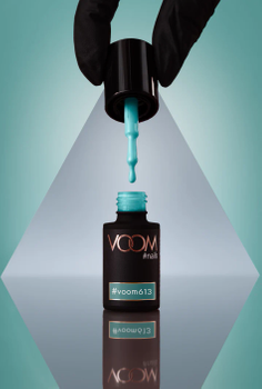 Kolorowy lakier hybrydowy #voom613 ICY TURQUOISE 5 ml