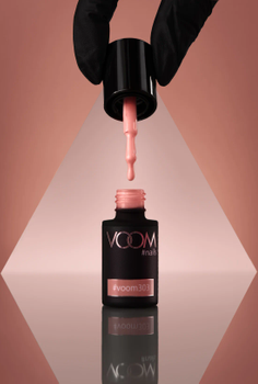 Kolorowy lakier hybrydowy #voom303 APRICOT UTOPIA 5 ml