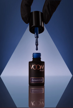Kolorowy lakier hybrydowy #voom524 BLUE BALLET 5 ml