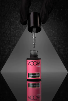 Diamentowy lakier hybrydowy #voom787 MIDNIGHT GLOW 5 ml