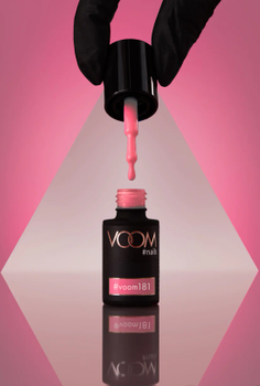 Kolorowy lakier hybrydowy #voom181 PINK LEMONADE 5 ml