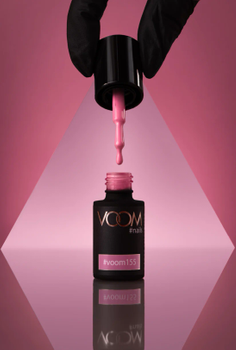 Kolorowy lakier hybrydowy #voom155 ROSE GLASSES 5 ml