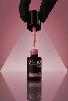 Kolorowy lakier hybrydowy #voom240 SIENNA PINK 5 ml