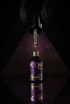 Termiczny lakier hybrydowy #voom760 FULL MOON GLOW 5 ml