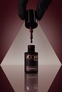 Kolorowy lakier hybrydowy #voom860 HOT CHOCOLATE 5 ml