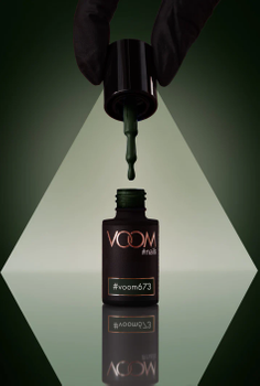 Kolorowy lakier hybrydowy #voom673 DEEP PINE 5 ml