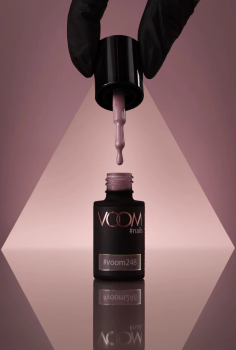 Kolorowy lakier hybrydowy #voom248 GLOSSY AUBERGINE 5 ml