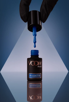 Kolorowy lakier hybrydowy #voom518 NAVY BLUE 5 ml