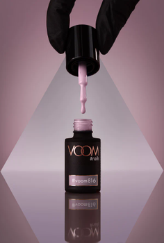 Kolorowy lakier hybrydowy #voom816 MAUVE ROSE 5 ml