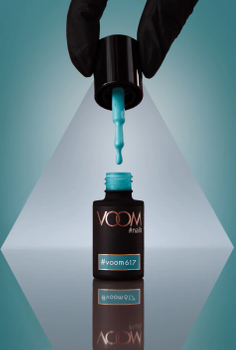 Kolorowy lakier hybrydowy #voom617 ROBIN’S EGG BLUE 5 ml