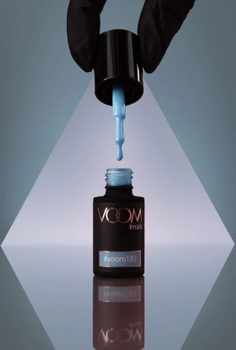 Kolorowy lakier hybrydowy #voom183 BABY BLUE 5 ml